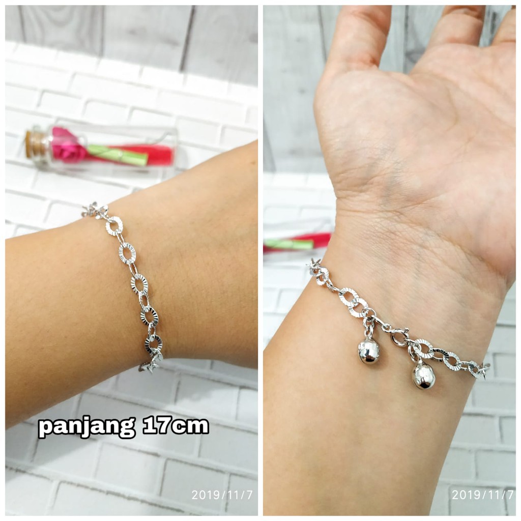 GELANG TANGAN HOLLO APPOLO PERAK ASLI S925 CC672