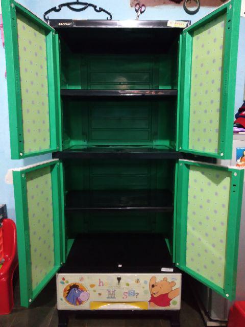 Promo New Year Container Karakter Anak  Container Pintu Laci Plastik Container Bcsc B-242l Pooh/kst