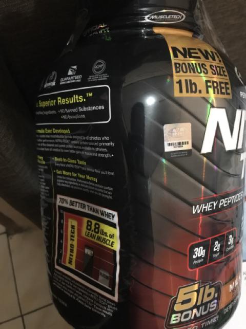 Muscletech Nitrotech Whey 5 LB BPOM    Nitro Tech Whey