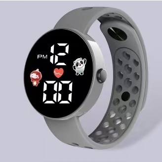 JAM TANGAN DIGITAL ANTI AIR MURAH RAINBOW WATCH KARET SPORT LED PRIA WANITA COUPLE HIGH QUALITY COD-1
