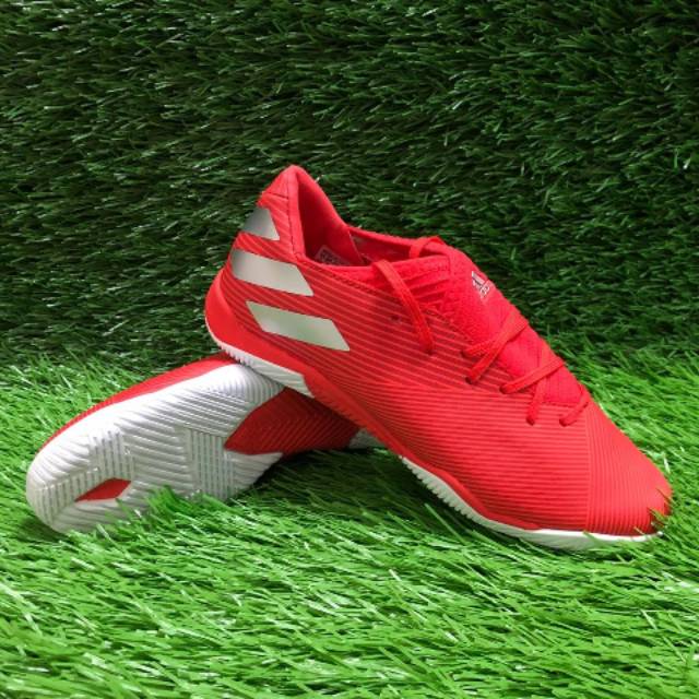 Sepatu Futsal Adidas Nemeziz 19.1 Red IC | Shopee Indonesia