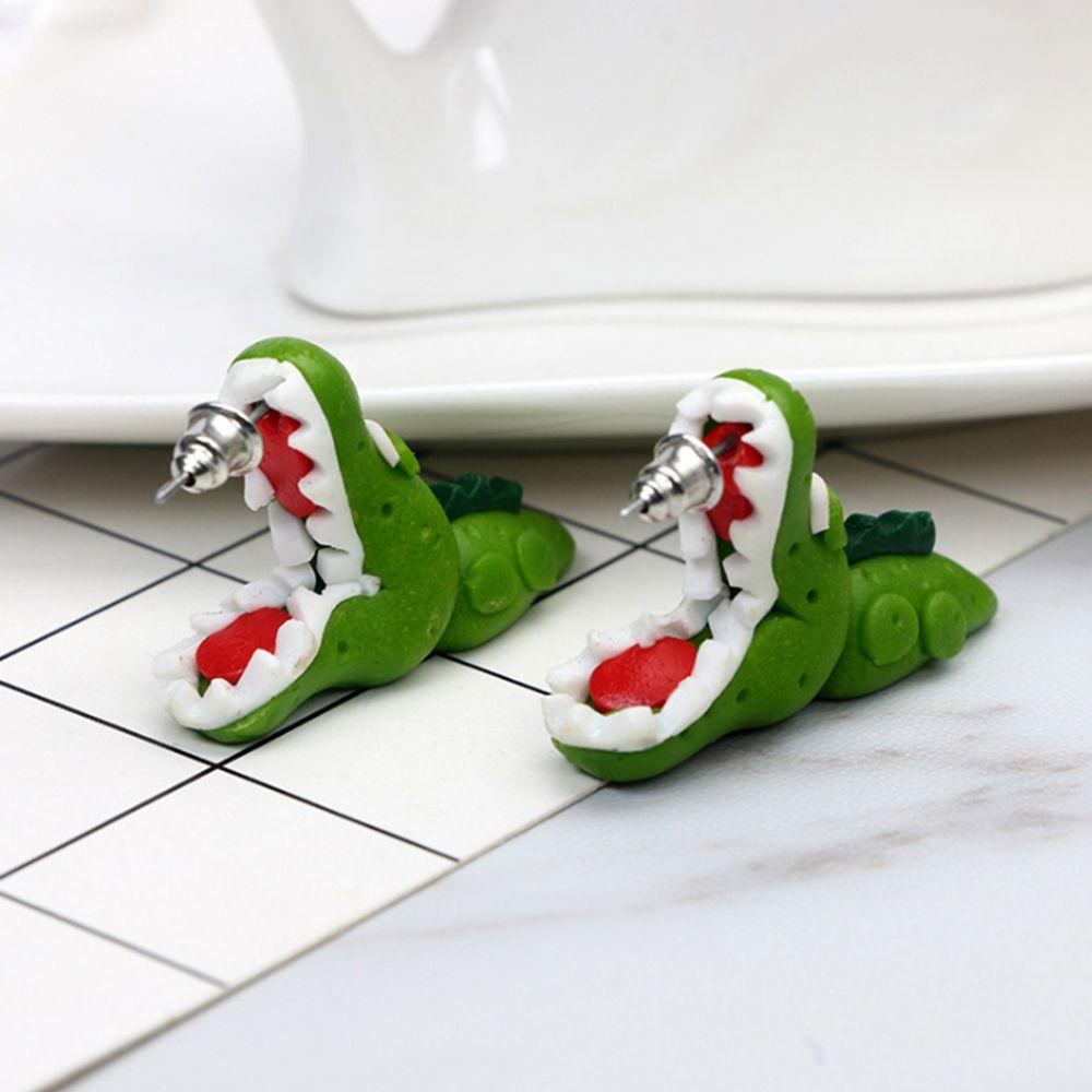 R-flower Anting Hewan Handmade Polymer Clay Lovely Simple 3D