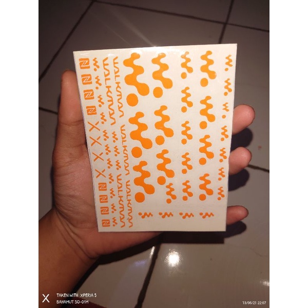 

Stiker sticker logo walkman