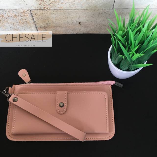 Chesale - Dompet wanita panjang dompet murah import dompet wanita bahan miniso