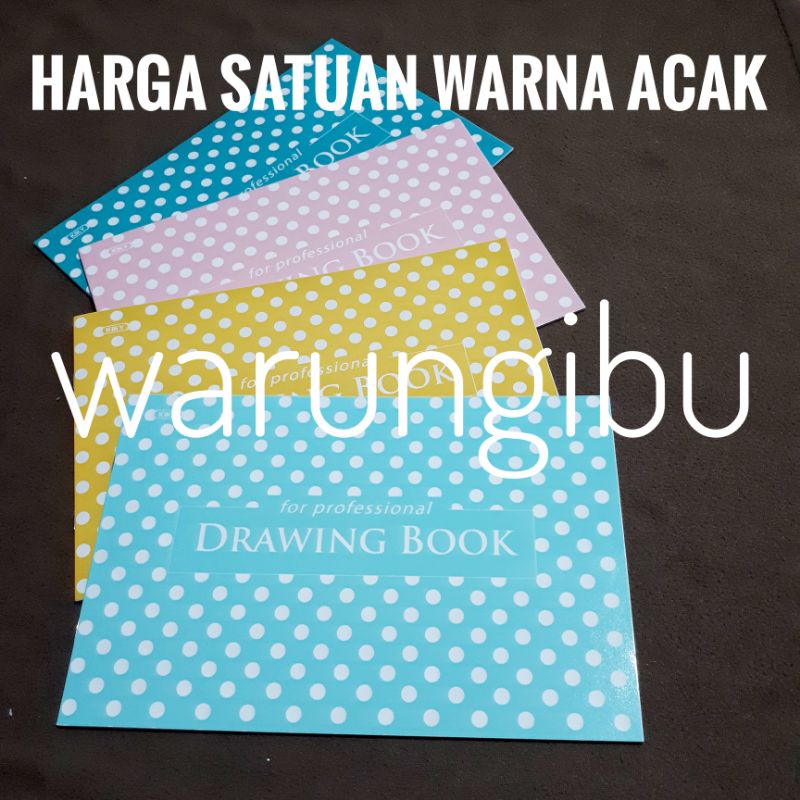 

Harga Satuan Polkadot Blank Drawing Book Buku Sketsa Pola Gambar Anak