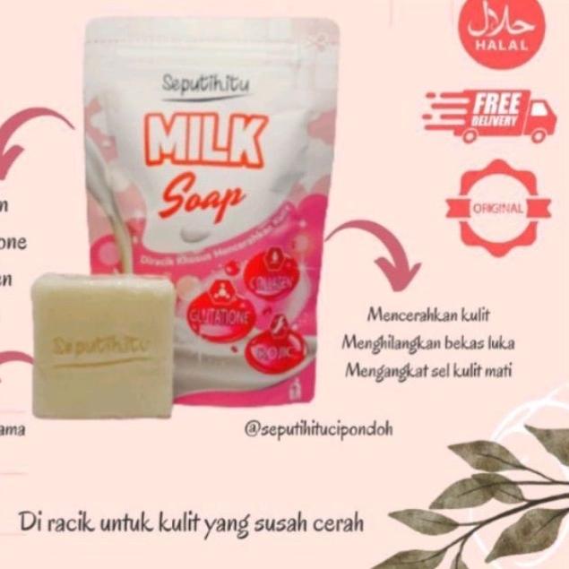 ❀ SEPUTIH ITU - WHITENING MILK SOAP SEPUTIH ITU - seputih itu milk soap original ☪