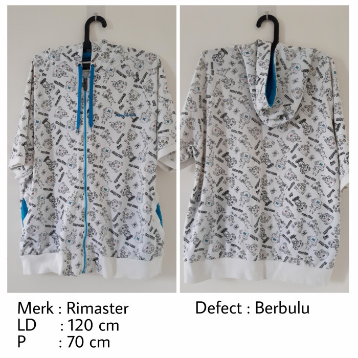 Jaket Wanita Jaket wanita pria cardigan rajut preloved - Putih(G8J5)