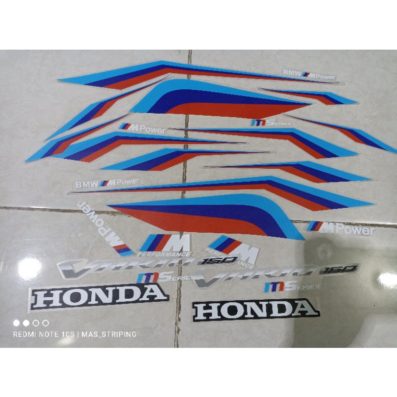 STRIPING TRANSPARAN VARIO ALL NEW CLICK LIVERY BMW