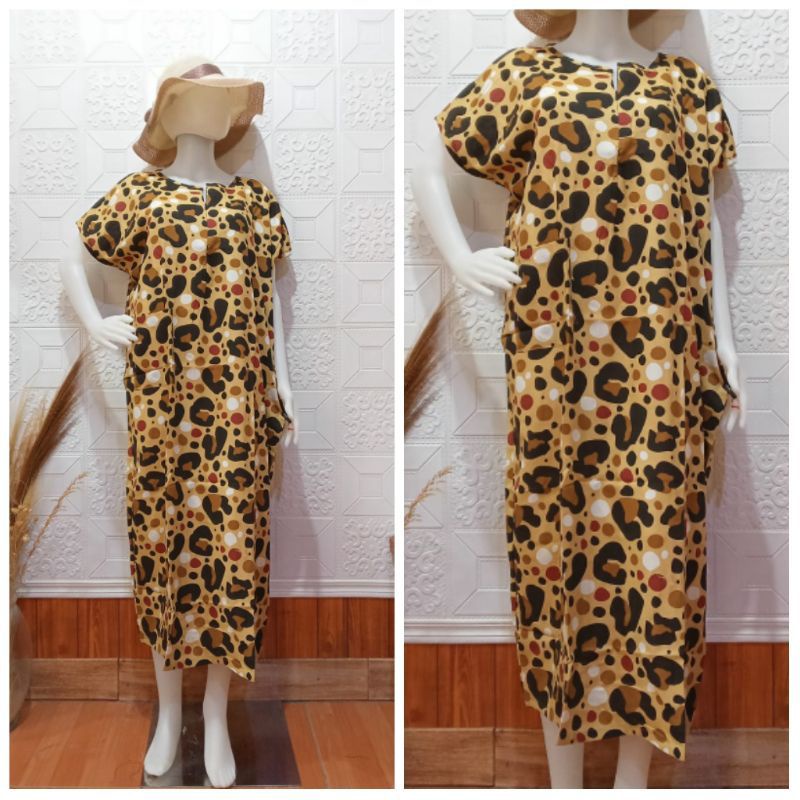 Daster Habel/HISBI Long BUSUI Panjang Semata Kaki Bahan Rayon Premium-Hisbi busui 44