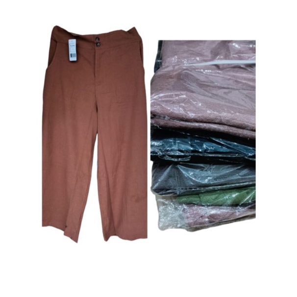 kulot linen highwast