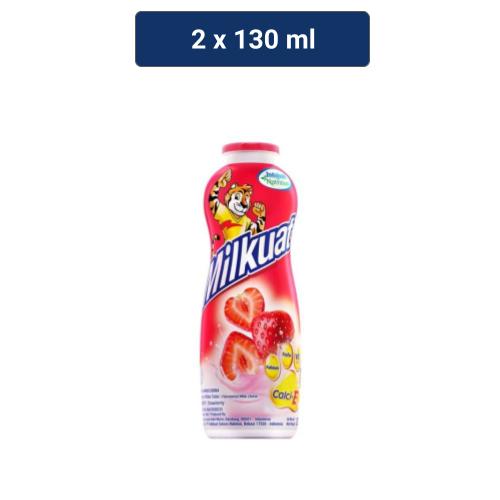 Milkuat Strawbery Splash 2 x 130 ml