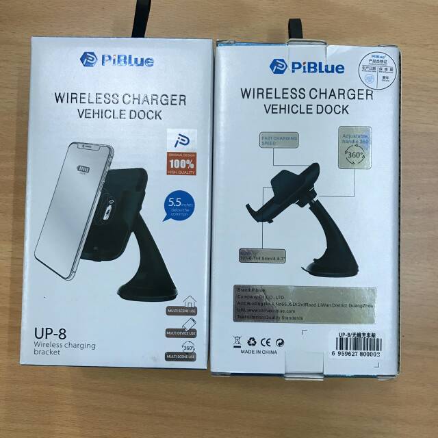 Car Holder Wireless Charger PiBlue UP-8 / Car Holder / Wireless Charger Android Ios / Iphone X