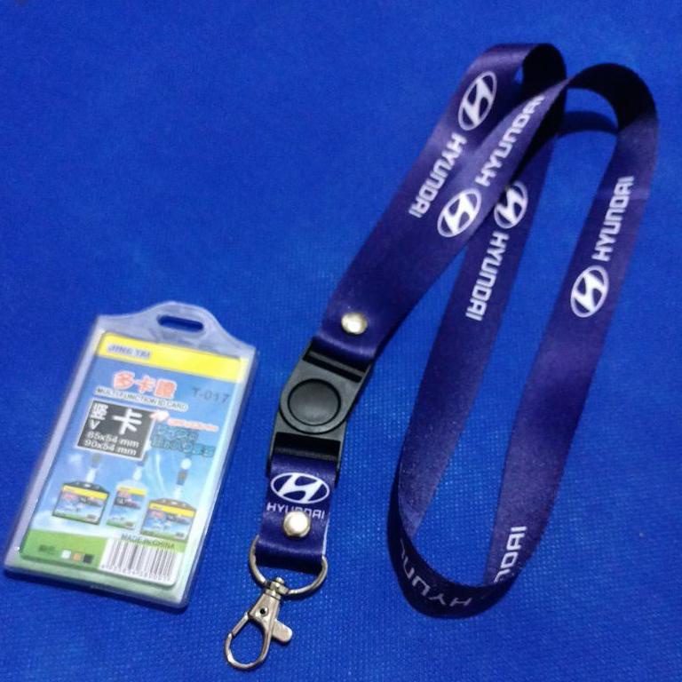 

[HuG ㊗] LANYARD/TALI ID CARD HYUNDAI-BISA SATUAN-READY STOCK ||Paling Popular