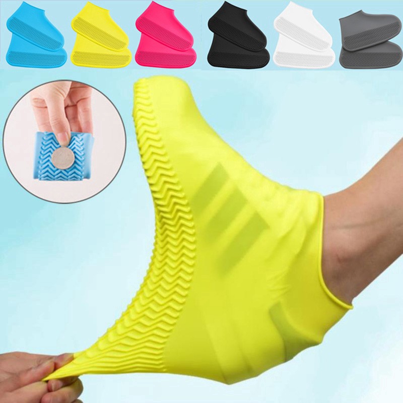1 Pasang Sarung Kaos  Kaki  Unisex Model Anti  Selip Air  