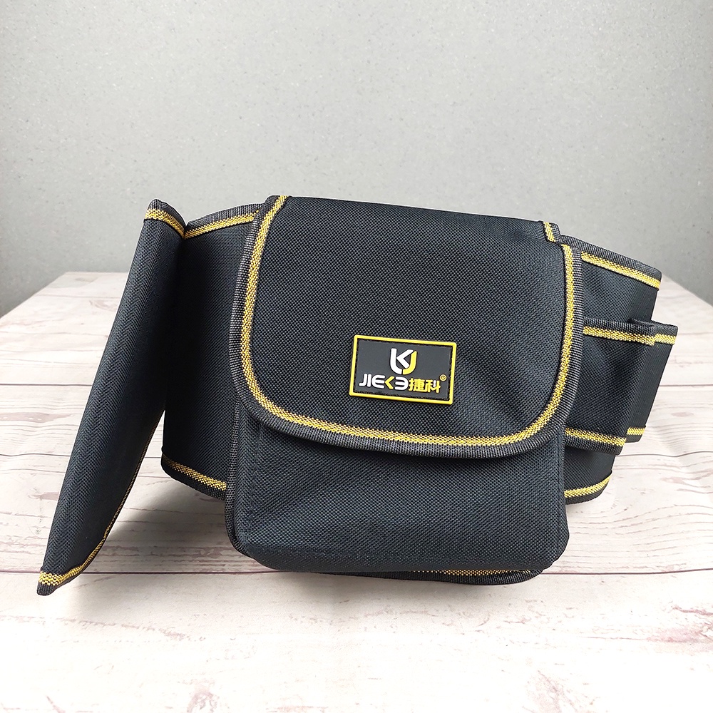 JIEKE Tas Pinggang Perkakas Serbaguna Waist Pocket Tool Bag - CZ234 - Black