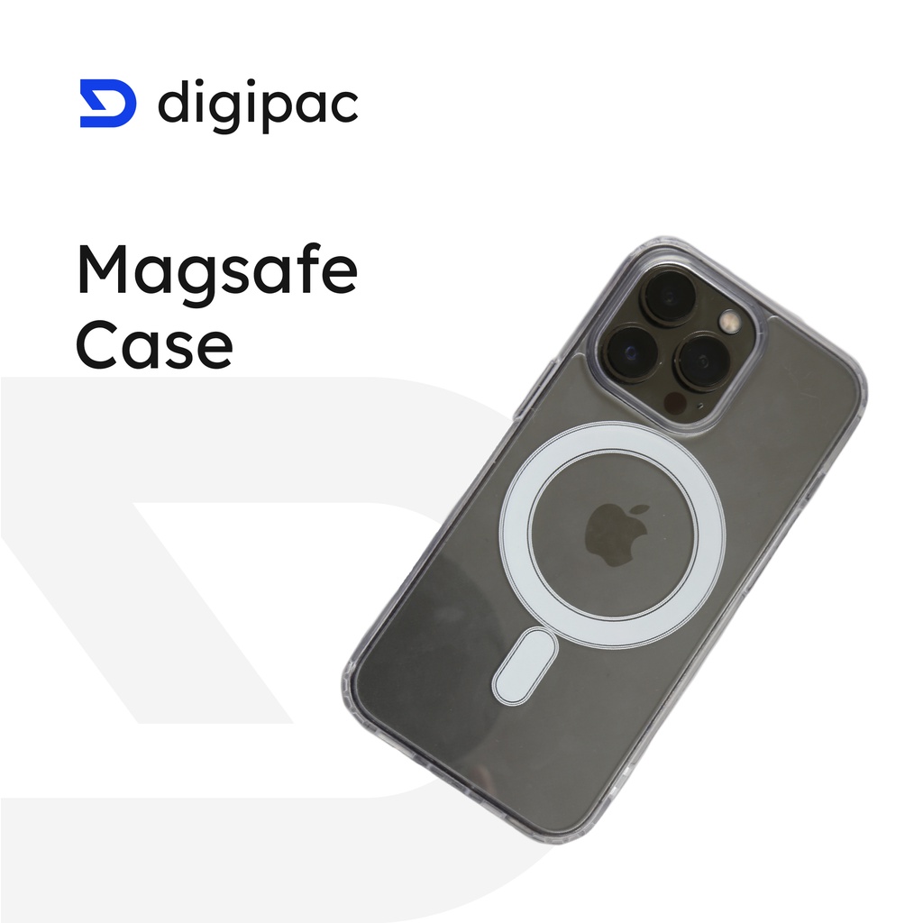 Magsafe Magnetic Phone Case Crystal Clear Casing Magnet Bumper iPhone X XS 11 12 13 14 15 Pro Max DI