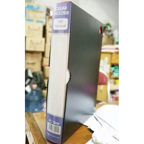 

HOTLIST Clear Holder isi 100 lembar Folio F4 / Map Document Plastik Dokumen