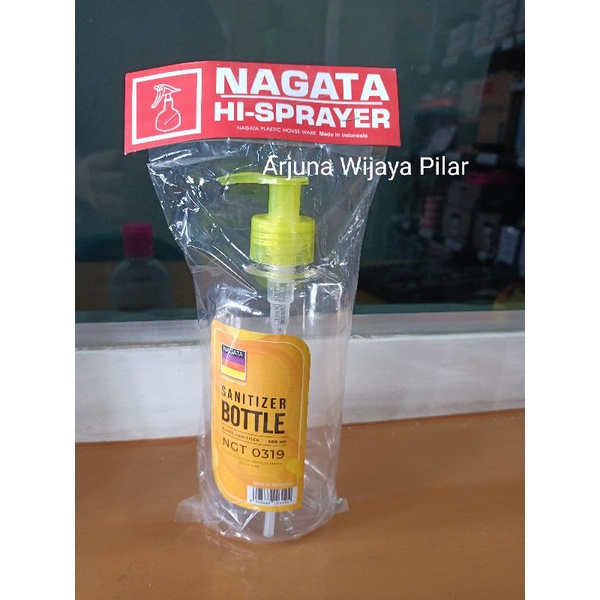 Botol Sanitizer uk 500 ml (0319) Nagata +Bubblewrap