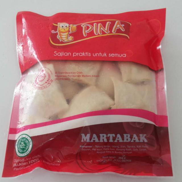 

PINA MARTABAK SEAFOOD 250Grm