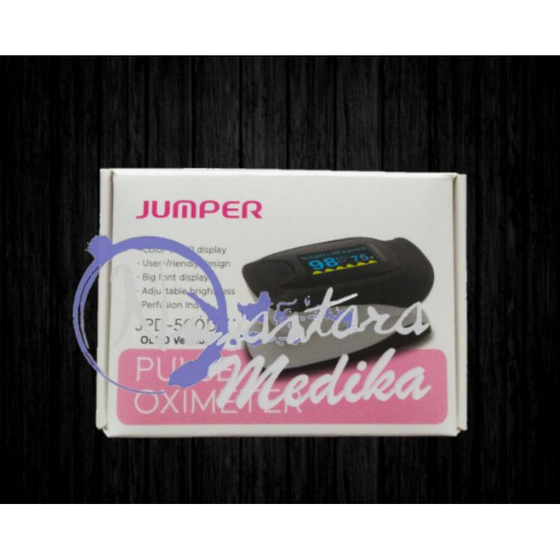 Pulse Oximeter Jumper JPD-500 / Alat Ukur Kadar Oksigen Dalam Darah Original Jumper