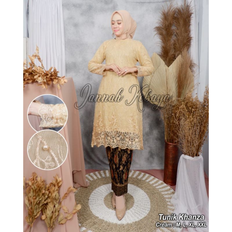 SET KEBAYA TULLE TUNIK AJENG - KEBAYA PESTA - KEBAYA TULLE - KEBAYA KONDANGAN