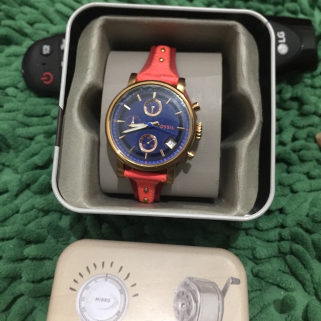 Pesanan mbak Neni Fossil watch boyfriend sport chronograph ES4115