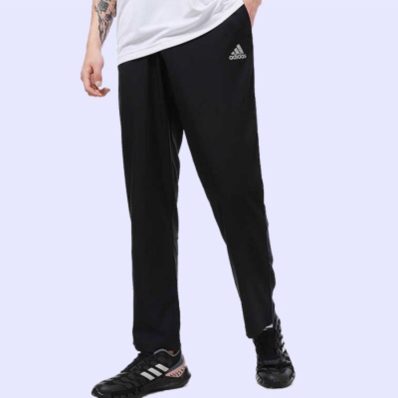 DRAWSTRING TRACK PANTS BLACK - Celana Olahraga Pria Branded