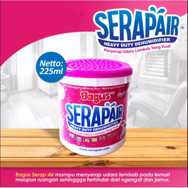 Bagus Serap Air 225 Dehumidifier/ Serapair 225ml Penyerap Udara Lembab