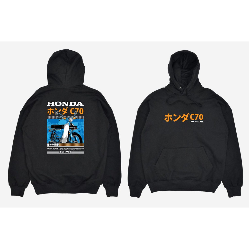 JAKET HOODIE HONDA C70 BIG SIZE JUMBO
