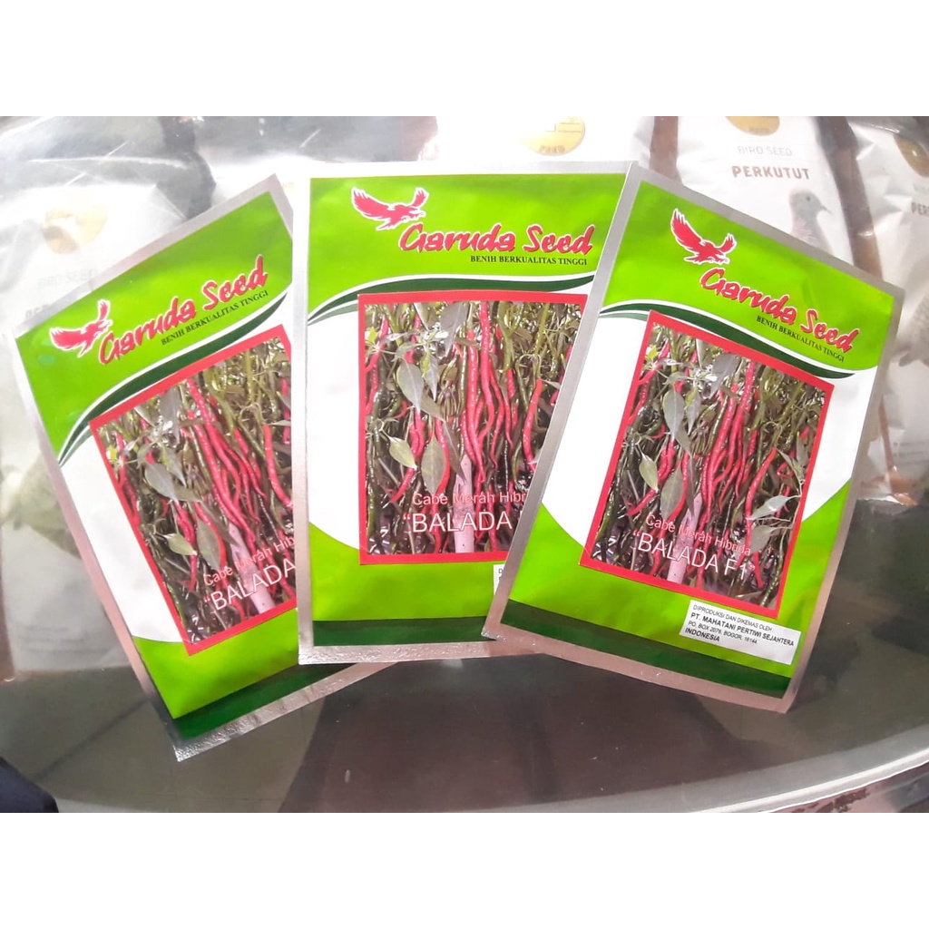 Benih Cabe Keriting BALADA F1 Garuda Seed 10 Gram