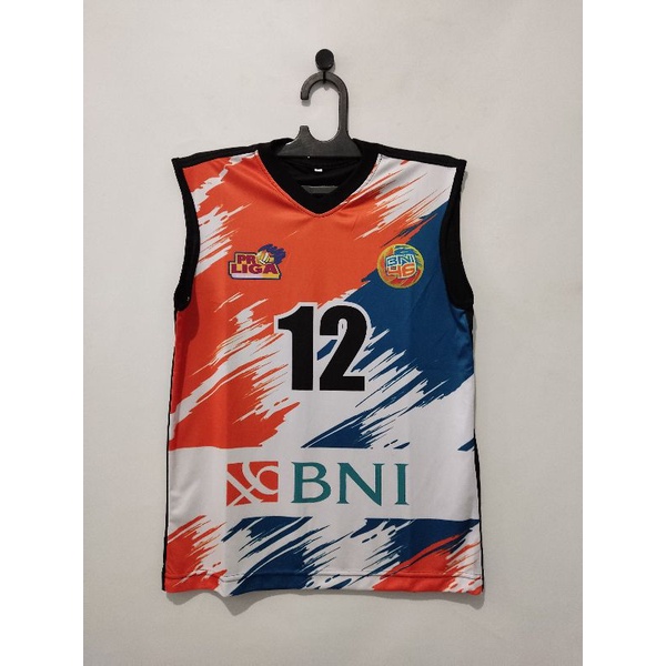 Kaos atasan voli mizuno printing sublimasi proliga GRADE ORI Bisa pake nama dan Nomer