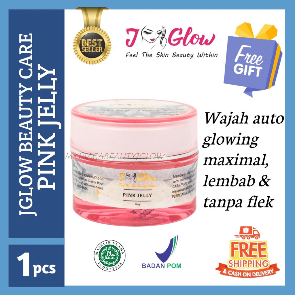 Serum Jglow Pink Jelly Skincare Bpom Glowing J glow