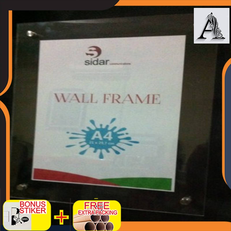 

Murah Wall Frame Akrilik A4