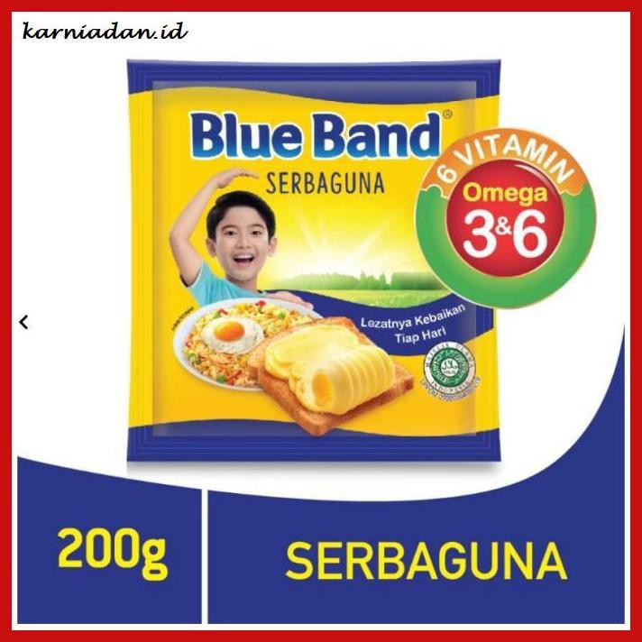 

Rettubagetnem- Blue Band Margarine Serbaguna Sachet 200Gr -Asli-Slii.