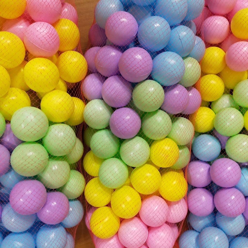 Bola Plastik isi 100 Warna Pastel Mainan Mandi Bola Pastel