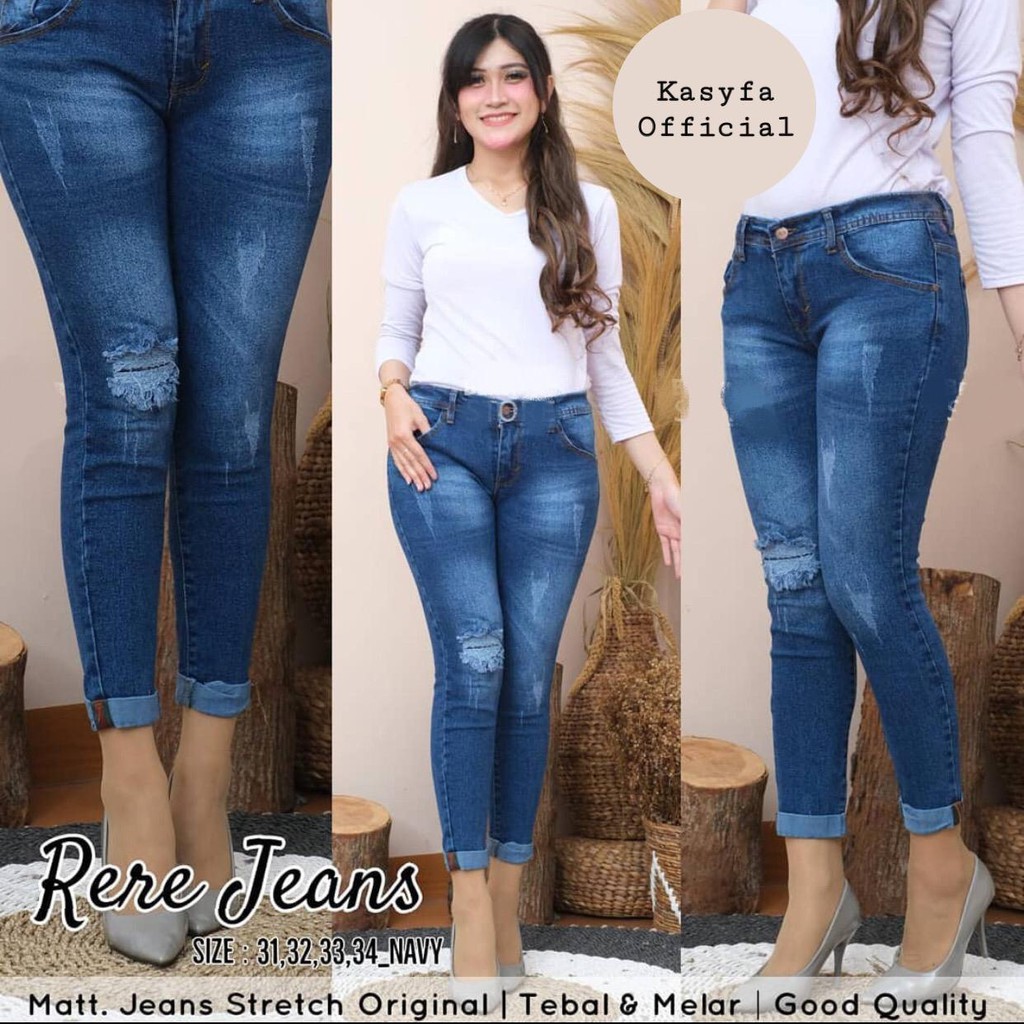 KF-CHIARA JEANS SOBEK WISKER // RERE JEANS SOBEK WISKER