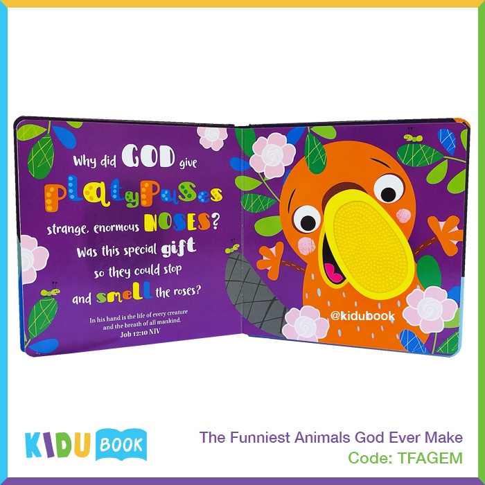 Buku Cerita Bayi dan Anak The Funniest Animals God Ever Make Kidu Baby