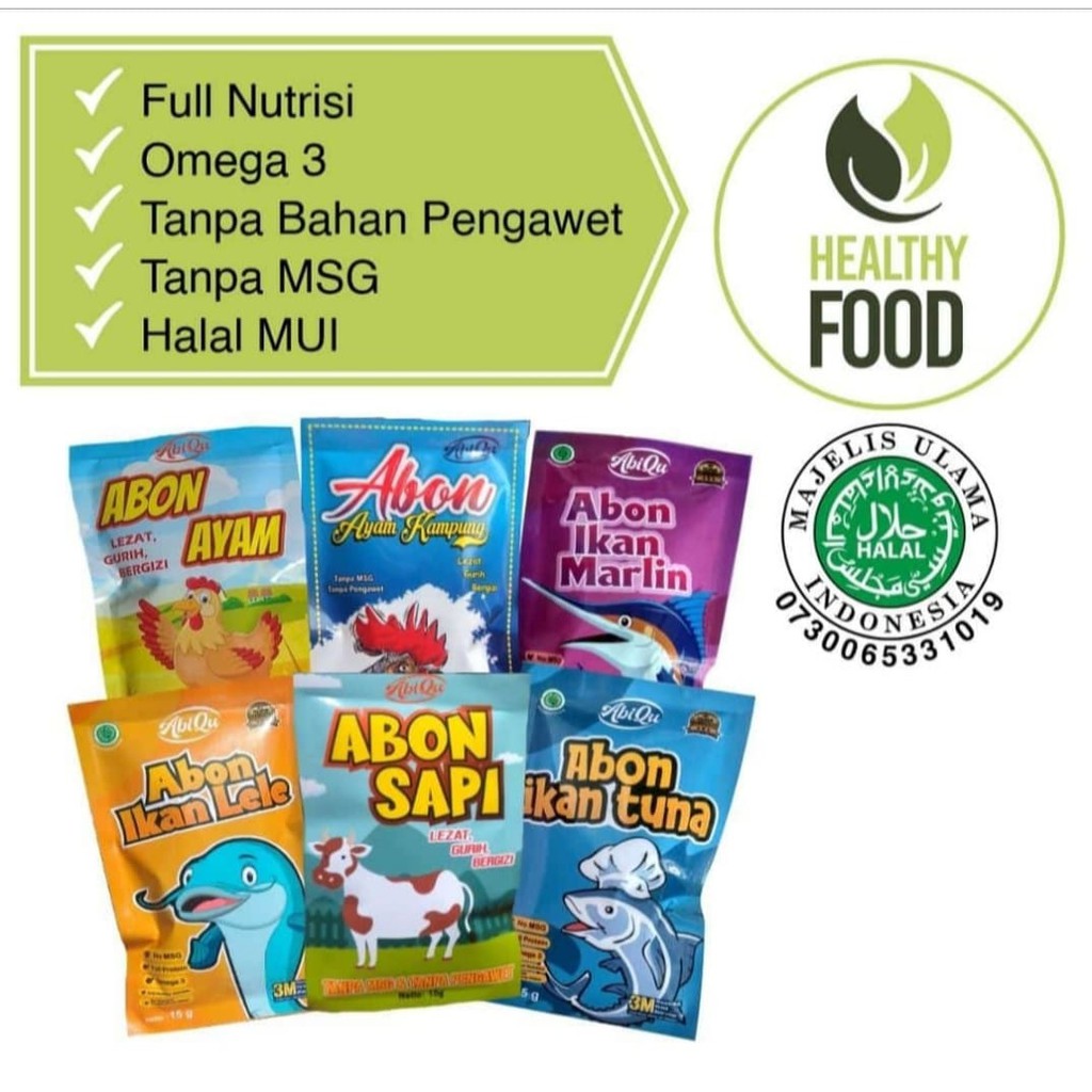

Abiqu Abon bayi MPASI NON MSG 15 gram