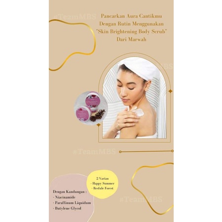 Body scrub marwah skin care