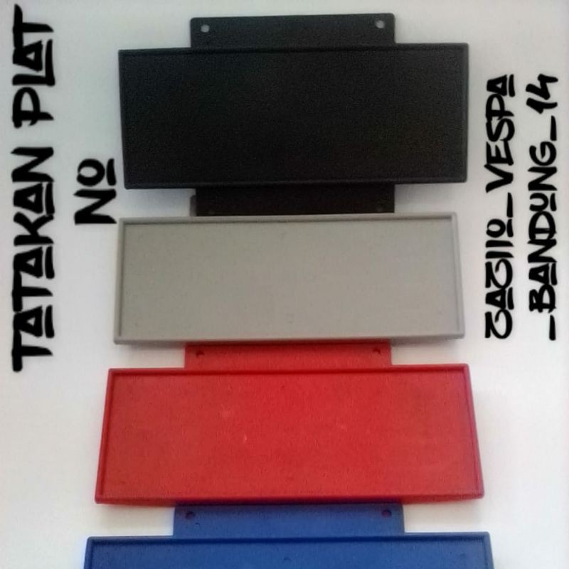 plat nomor vespa