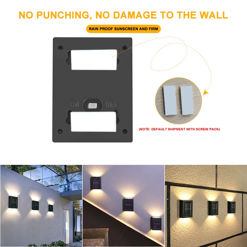 【COD】Lampu Dinding Outdoor/ COB Sensor Light LED Solar Lamp /Solar Lamp Anti Air Lampu /Solar Sensor Cahaya/Lampu Solar Anti Air