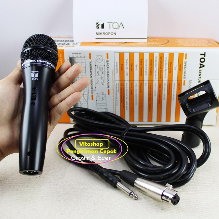 TOA ZM-270 MIC CABLE MIK KABEL MIKROPON / MICROPHONE MIC/MICROPHONE
