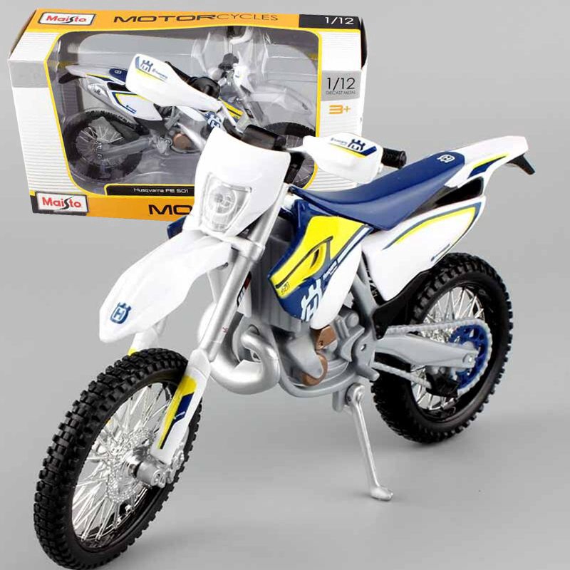 Miniatur Diecast Motor Dirt Bike Ktm Husqvarna Fe501 Skala 1 12 Untuk Mainan Shopee Indonesia