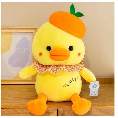 Boneka Duck Lucu Yellow Duck Boneka Bebek Kuning Halus Lembut Shopee Indonesia
