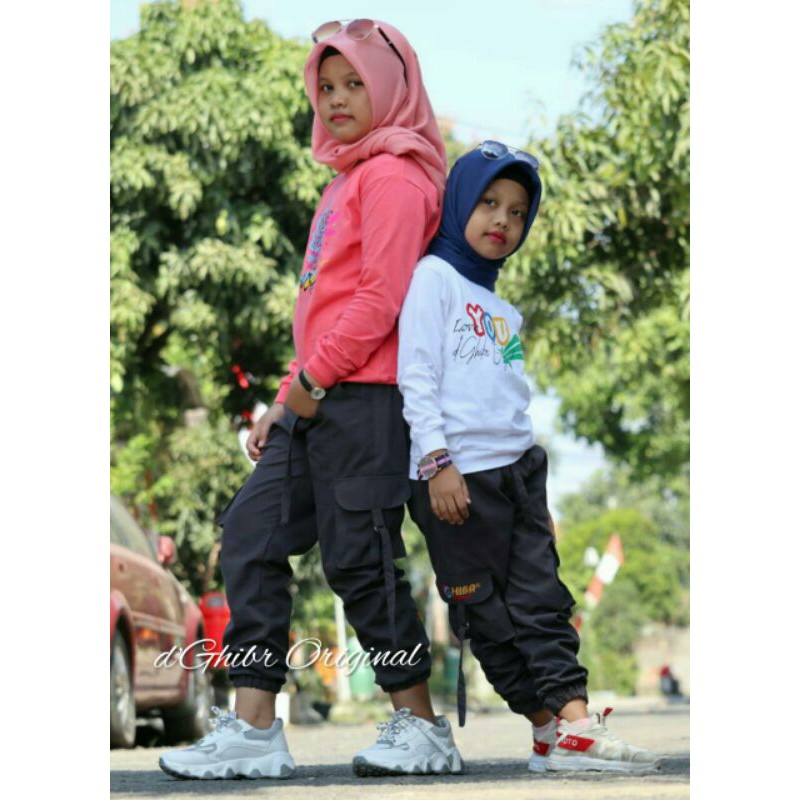 JOGGER CARGO KIDS UKURAN L dan XL