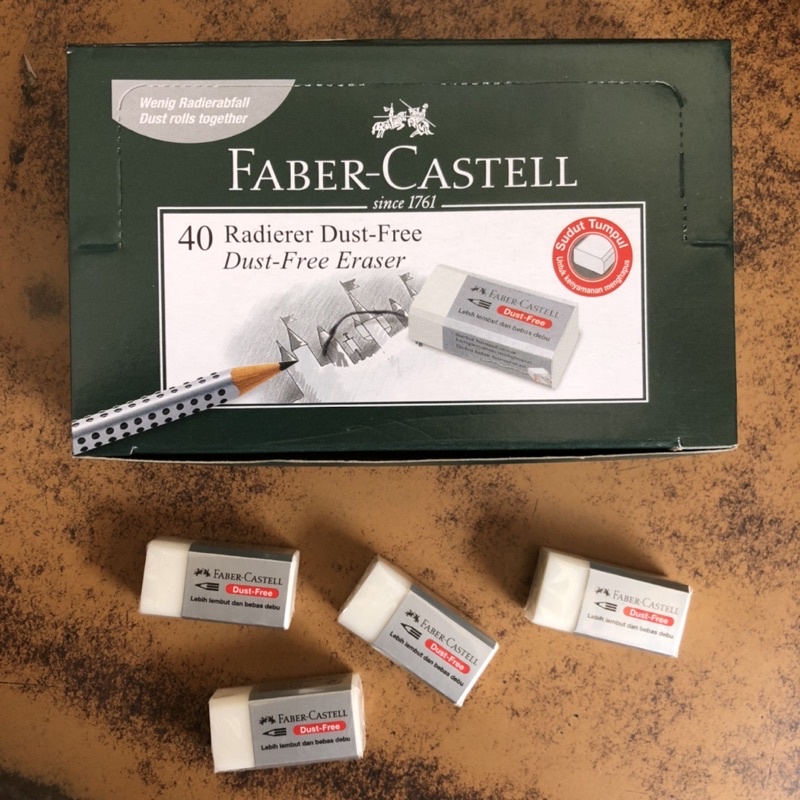 

PENGHAPUS SETIP FABER CASTELL KECIL PUTIH HITAM