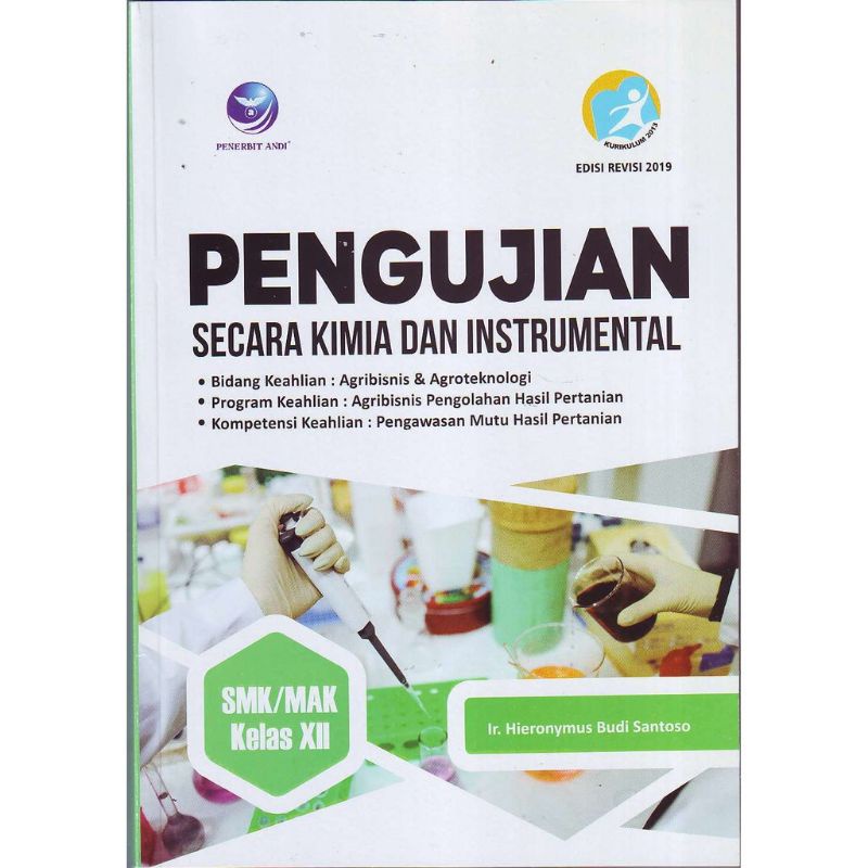 Jual Buku Pengujian Secara Kimia Dan Instrumental Untuk Smk Mak Kelas Xii Shopee Indonesia