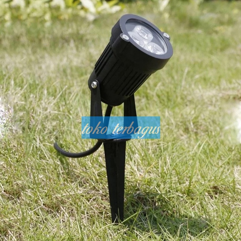 lampu taman led / halaman / sorot led / outdoor led 3w 3watt 5w tancap