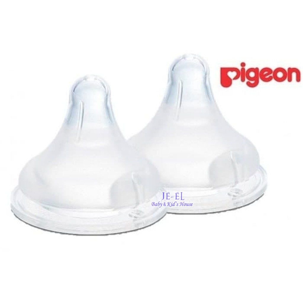 Pigeon Nipple Peristaltic Plus Wide Neck Dot Botol Lebar Kemasan Kotak Isi 2 pcs