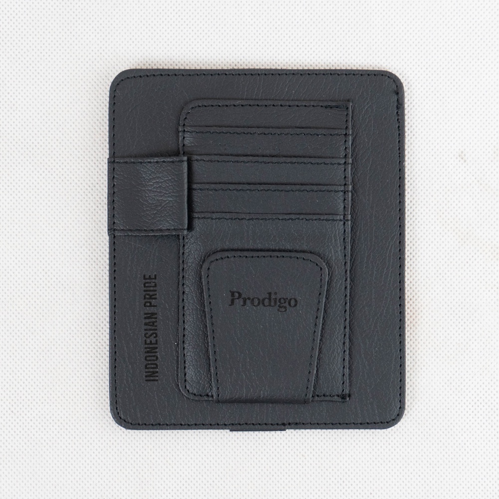 Prodigo *  Car visor card  hitam | Dompet kartu di mobil | Card holder sunvisor | Mobil car Organizer karcis